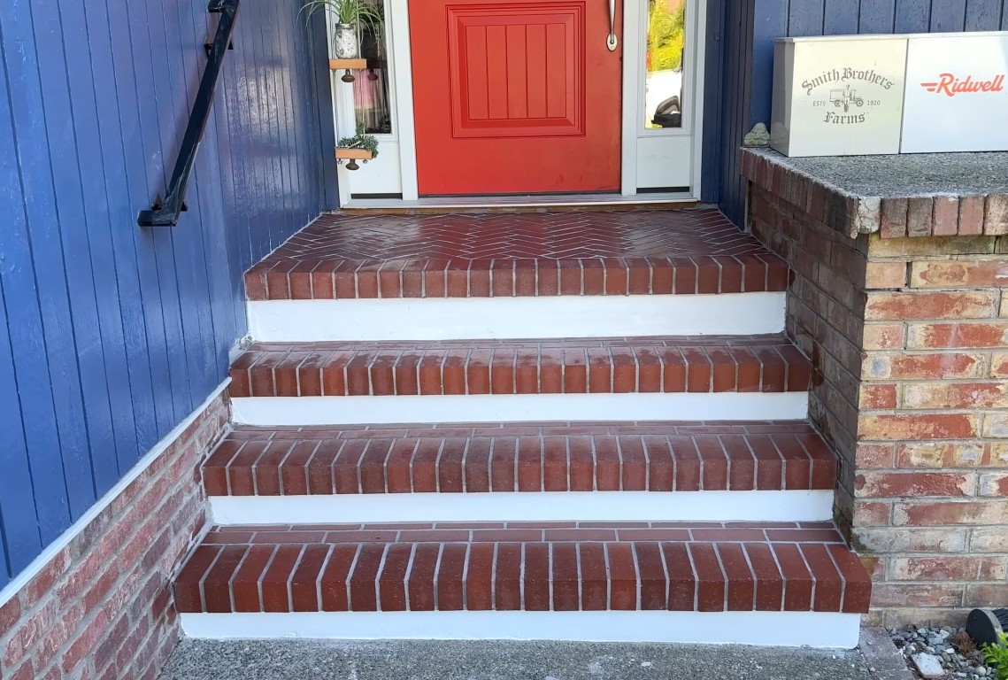 Brick and stone steps repair and installation in Roseville, CA