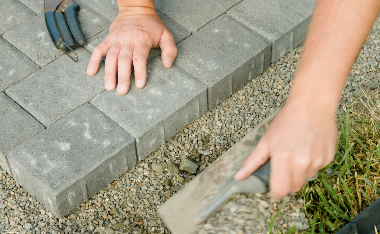 Custom stone and paver patio installation in Roseville, CA